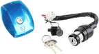 Motorcycle AX100 Lock Set Gas Cap Motorcycle lgntion lock set Ignition Switch Fuel Tank Cap Lock Fit For Haojue Suzuki AX100