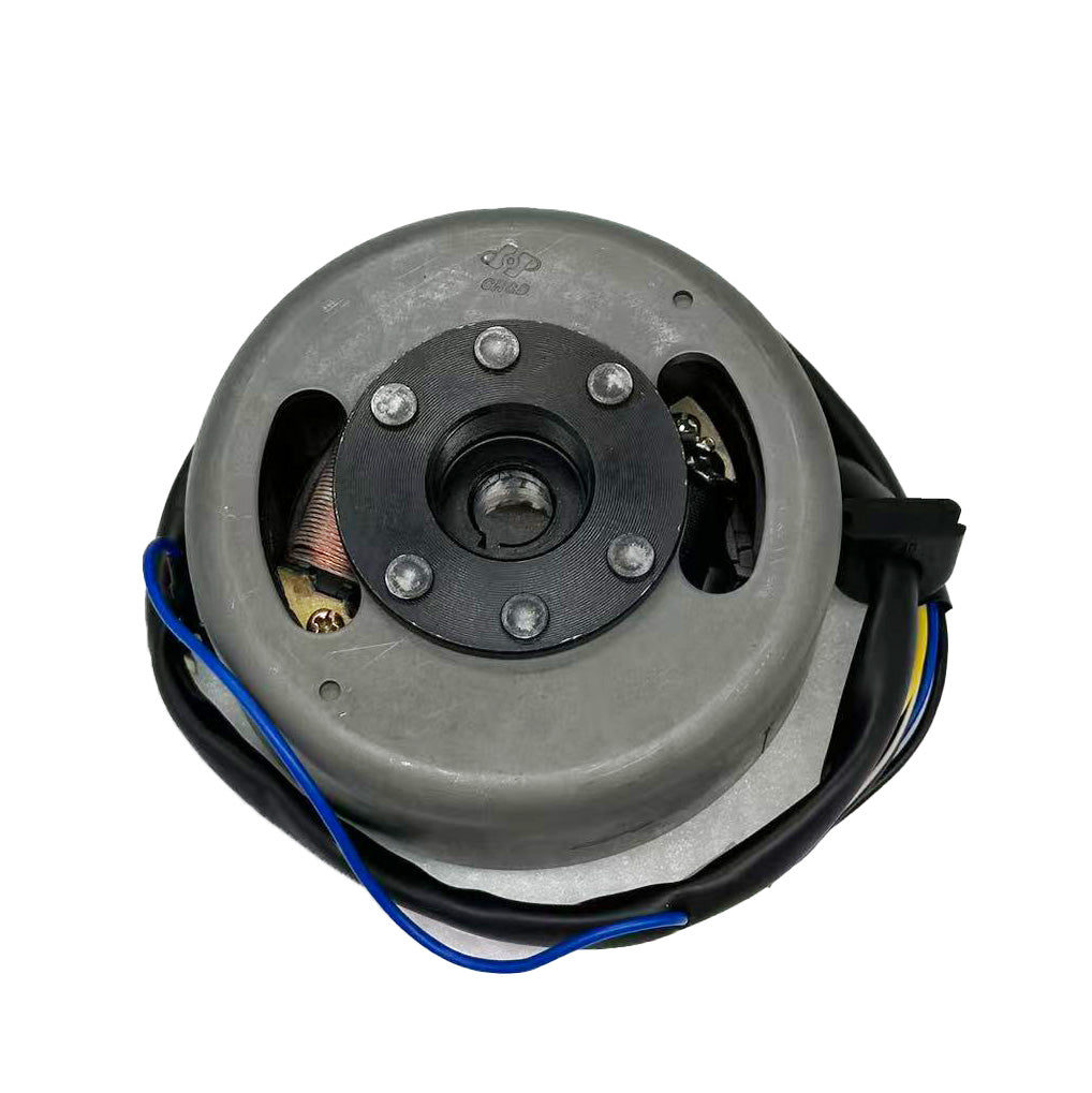 Original Ignition Magneto Stator Coil with Flywheel Rotor Kit with Plate for Suzuki  AX100