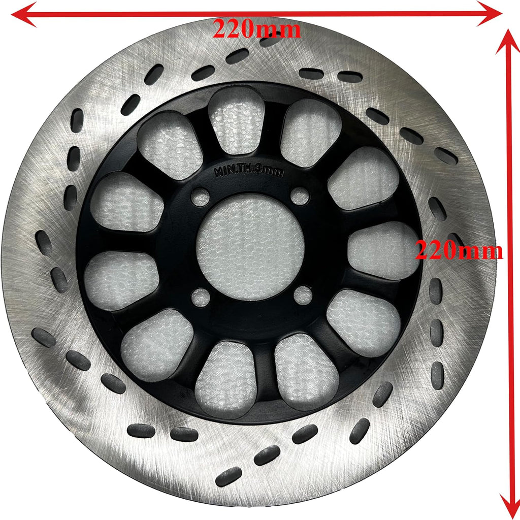 Motorcycle Front Gear Brake Disc Front Rotor Outer Cycle Diameters 220mm Fit for Suzuki GN125
