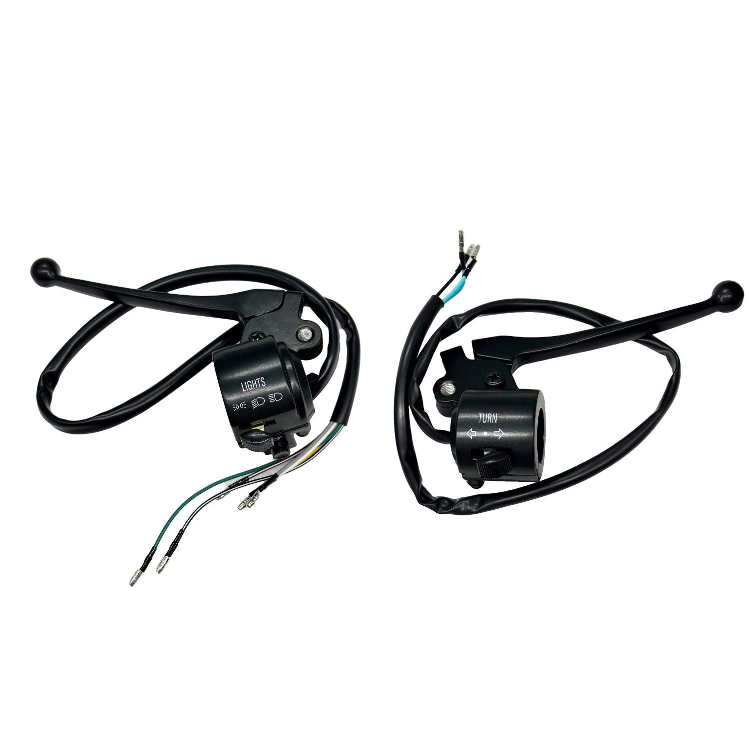 Levier d'embrayage de guidon de moto Levier de frein Interrupteur Assemblage d'origine 57300H20715H000 57500H23410H000 pour Suzuki AX100