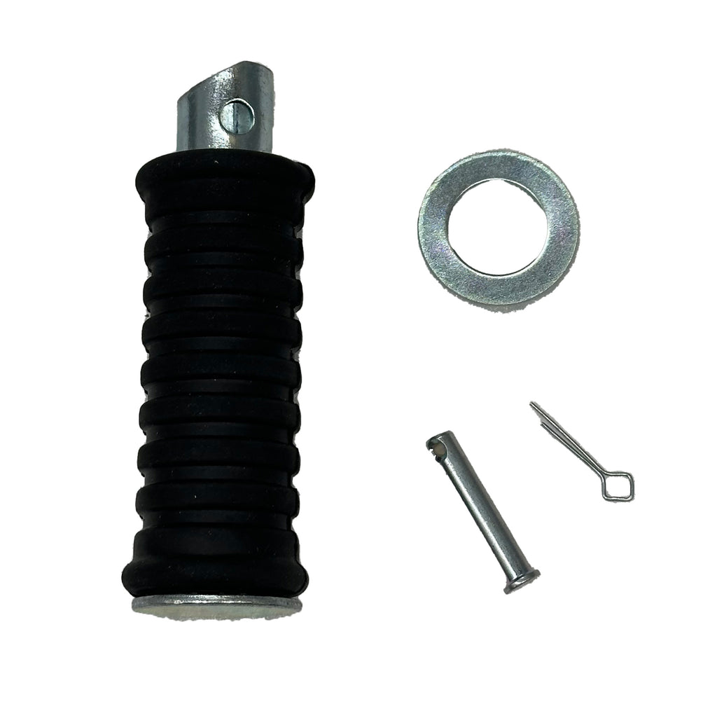 Conjunto de reposapiés trasero original compatible con Suzuki AX100