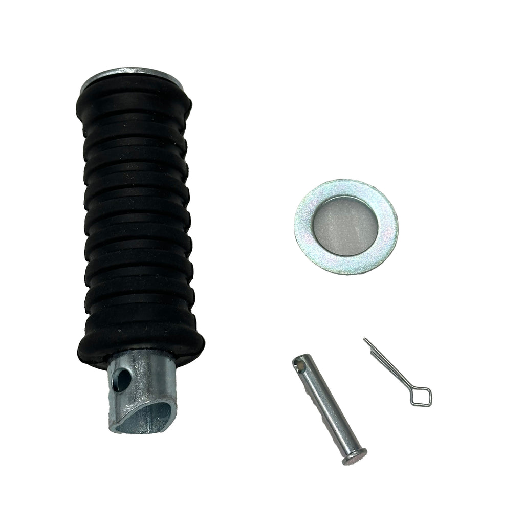 Conjunto de reposapiés trasero original compatible con Suzuki AX100