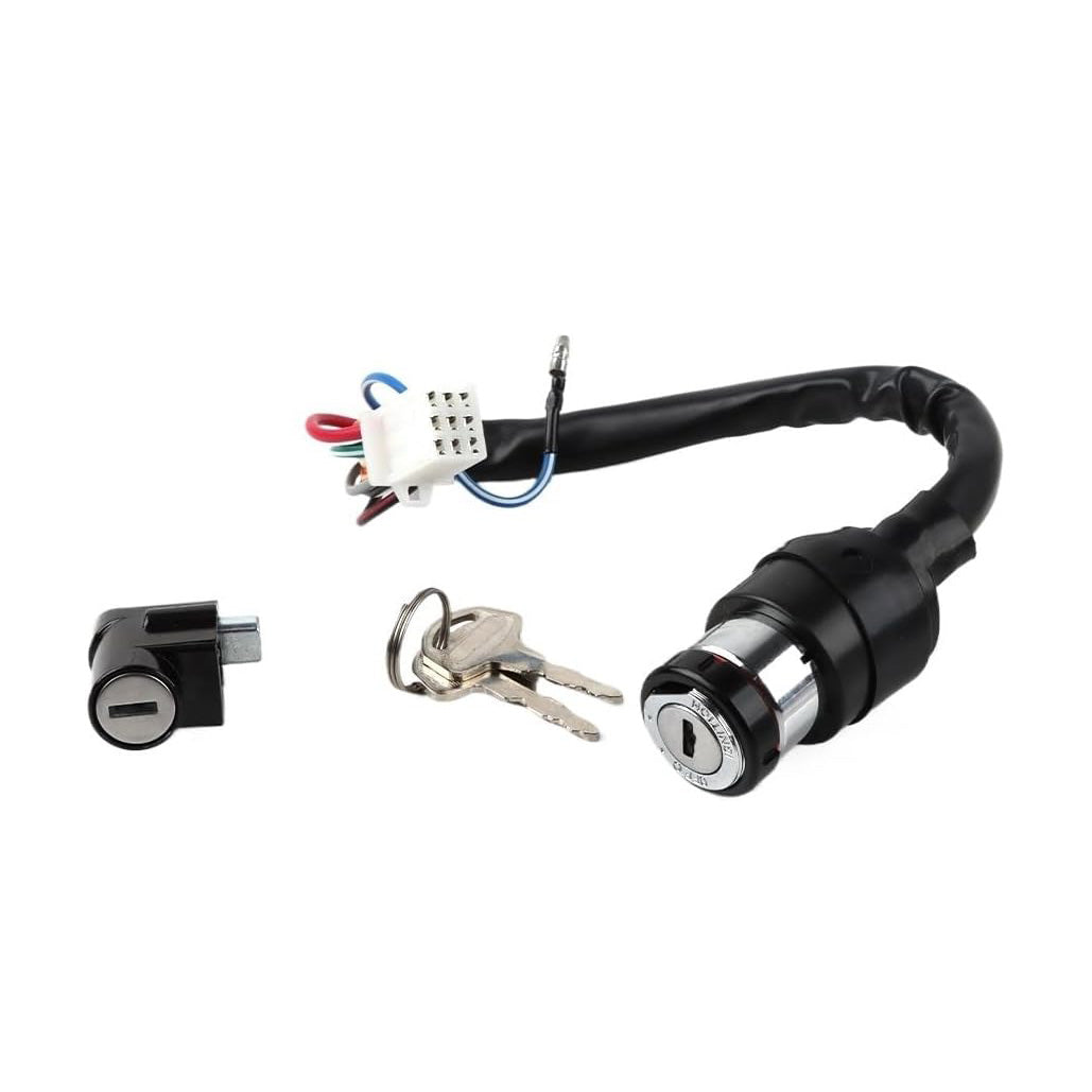 Motorcycle AX100 Lock Set Gas Cap lgntion lock set Ignition Switch Fuel Tank Cap Lock Fit For Suzuki AX100
